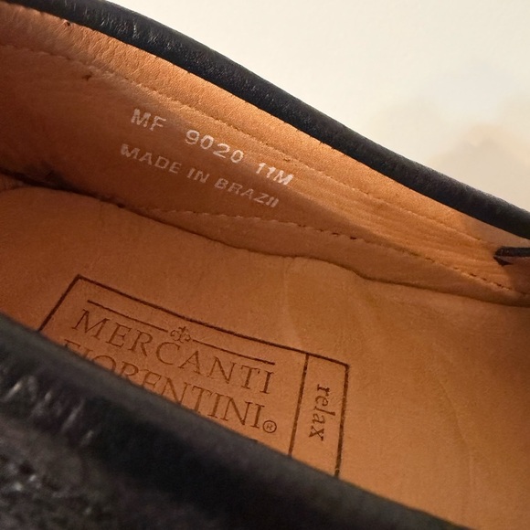 Mercanti Fiorentini Men\'s Size 11  Relax Black Leather Loafers main image 5